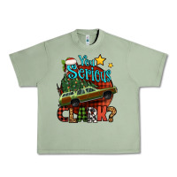 Oil Green you serious clark with christmas car Urban Heavy Tee - Jasminsmagicworld