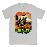 Moon Dust Happy Halloween With Black Cat Classic Tee - LillyAllenDesigns