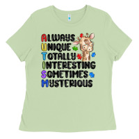 Matcha always unique autism Ladies Tee - MaliasSmallBusiness