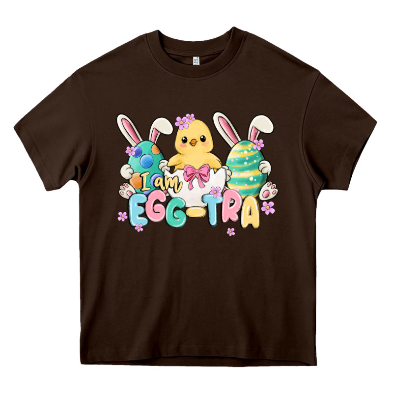 I Am Eggtra Heavy Core Tee by MaliasSmallBusiness | Teevron