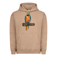 Pigment Burro blue throated macaw Urban Hoodie - LillyAllenDesigns