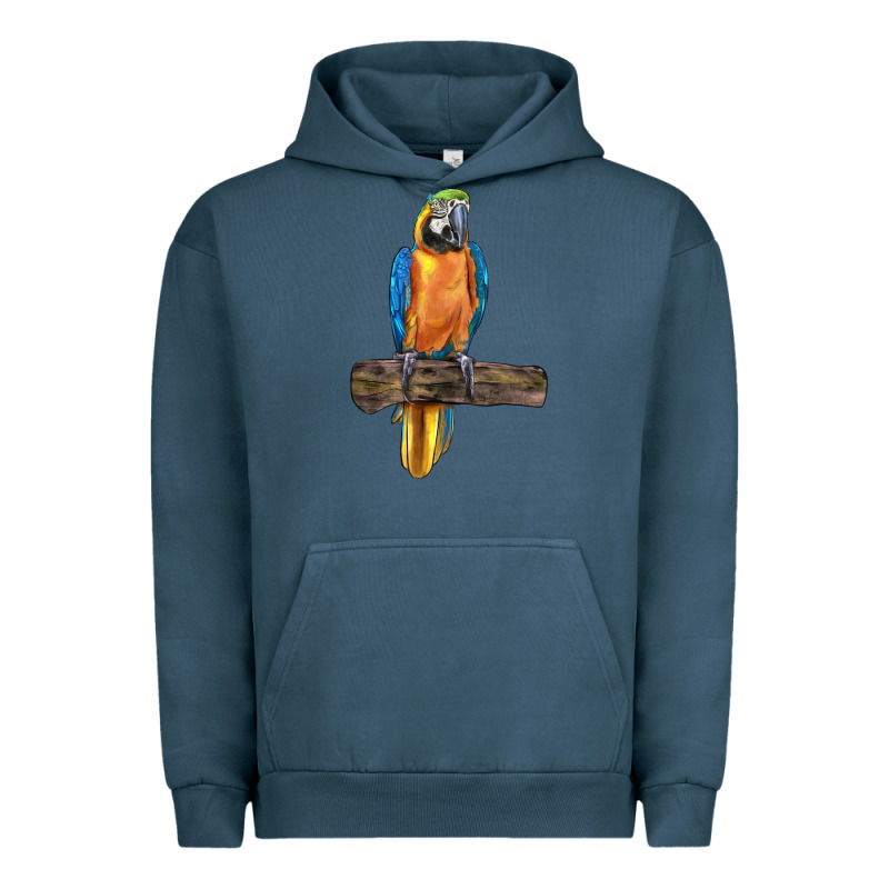 Blue Throated Macaw Urban Hoodie by LillyAllenDesigns | Teevron