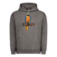 Pigment Tornado blue throated macaw Urban Hoodie - LillyAllenDesigns