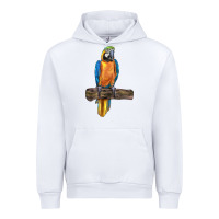 White blue throated macaw Urban Hoodie - LillyAllenDesigns