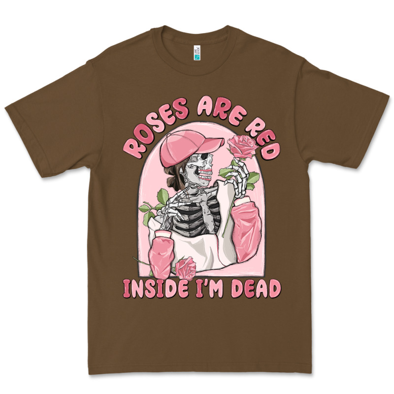 Roses Are Red Inside I'm Dead Premium Tee by MaliasSmallBusiness | Teevron