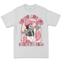 Dove Grey roses are red inside i'm dead Premium Tee - MaliasSmallBusiness