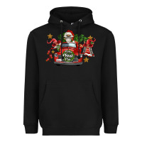 Black merry christmas truck gnomies Heavyweight Hoodie - FaDigitalArtStudio
