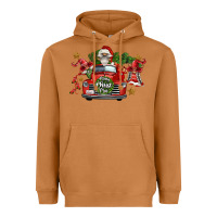 Meerkat merry christmas truck gnomies Heavyweight Hoodie - FaDigitalArtStudio