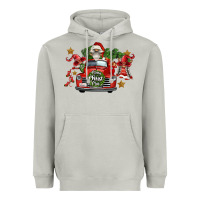 Moon Dust merry christmas truck gnomies Heavyweight Hoodie - FaDigitalArtStudio
