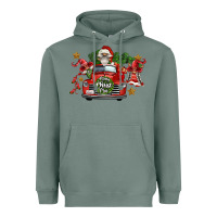 Merry Christmas Truck Gnomies Heavyweight Hoodie | Teevron