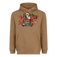 Toasted Coconut merry christmas truck gnomies Heavyweight Hoodie - FaDigitalArtStudio