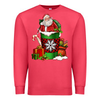 Cardinal Christmas Santa Claus Coffee Cup Premium Sweatshirt - FaDigitalArtStudio