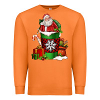 Carrot Christmas Santa Claus Coffee Cup Premium Sweatshirt - FaDigitalArtStudio