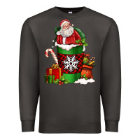 Smoke Christmas Santa Claus Coffee Cup Premium Sweatshirt - FaDigitalArtStudio
