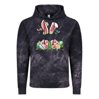 Cloud Black easter bunny name frame Vintage Hoodie - Artiststas