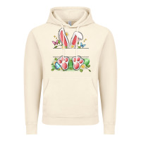 Vintage Artic easter bunny name frame Vintage Hoodie - Artiststas