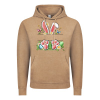 Vintage Coffee easter bunny name frame Vintage Hoodie - Artiststas
