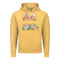 Vintage Mustard easter bunny name frame Vintage Hoodie - Artiststas