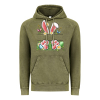 Vintage Olive easter bunny name frame Vintage Hoodie - Artiststas