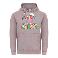 Vintage Zinc easter bunny name frame Vintage Hoodie - Artiststas