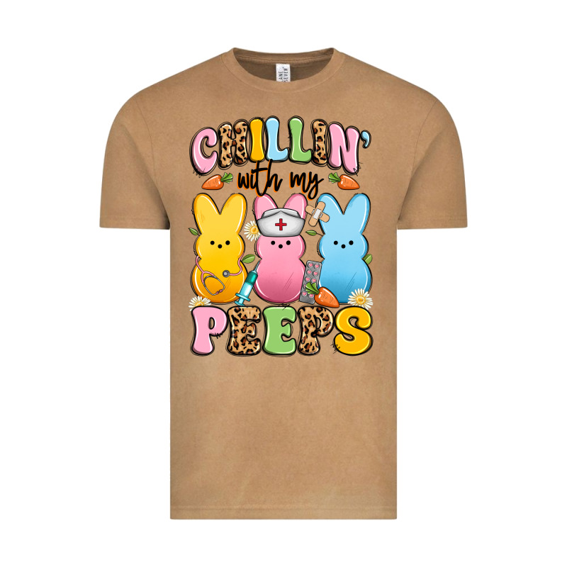 Chillin' With My Peeps Nurse Vintage Tee by Artiststas | Teevron