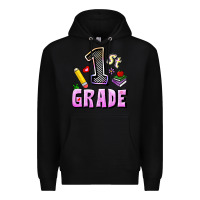 Black First Grade Premium Hoodie - RanaPortraitStore