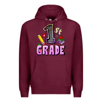 Burgundy First Grade Premium Hoodie - RanaPortraitStore
