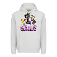 Dove Grey First Grade Premium Hoodie - RanaPortraitStore