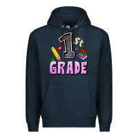 Navy First Grade Premium Hoodie - RanaPortraitStore