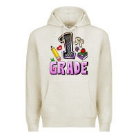 Oatmeal Heather First Grade Premium Hoodie - RanaPortraitStore