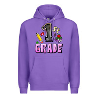 Purple First Grade Premium Hoodie - RanaPortraitStore