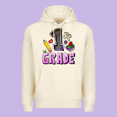 First Grade Premium Hoodie Designed By Ranaportraitstore