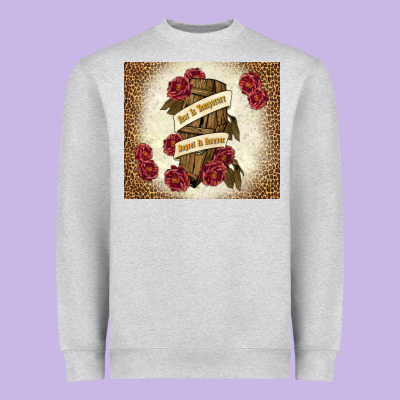 Fear Is Temporary Regret Is Forever Heavyweight Sweatshirt Designed By Tumblerdesignbyshophia
