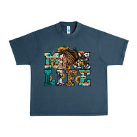 Midnight Navy western momlife skull with bandana Urban Heavy Tee - Jasminsmagicworld