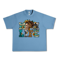 Pebble Blue western momlife skull with bandana Urban Heavy Tee - Jasminsmagicworld