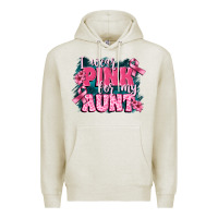 Oatmeal Heather i wear pink for my aunt Premium Hoodie - FaDigitalArtStudio