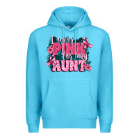 Ocean Blue i wear pink for my aunt Premium Hoodie - FaDigitalArtStudio