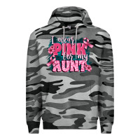 Slate Camo i wear pink for my aunt Premium Hoodie - FaDigitalArtStudio