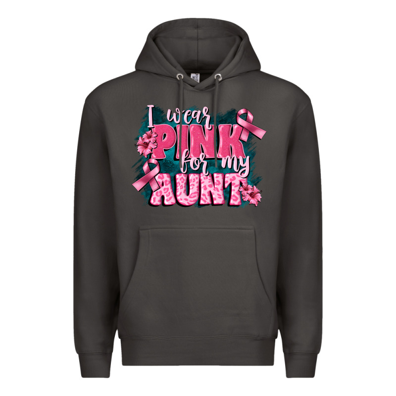 I Wear Pink For My Aunt Premium Hoodie by FaDigitalArtStudio | Teevron