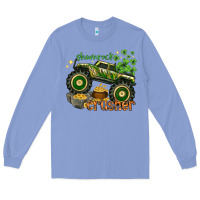 Colony Blue shamrock crusher Long Sleeve Tee - NancyCooperArtShop