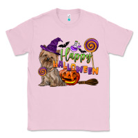 Happy Halloween With Yorkshire Terrier Dog Classic Tee | Teevron