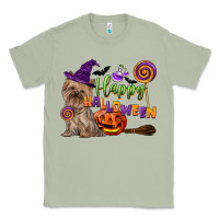 Matcha Happy Halloween With Yorkshire Terrier Dog Classic Tee - LillyAllenDesigns