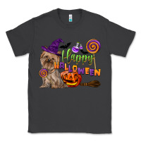 Smoke Happy Halloween With Yorkshire Terrier Dog Classic Tee - LillyAllenDesigns
