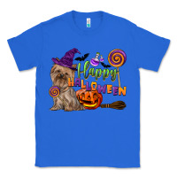 True Royal Happy Halloween With Yorkshire Terrier Dog Classic Tee - LillyAllenDesigns