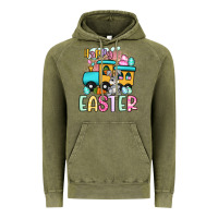 Vintage Olive happy easter train Vintage Hoodie - Artiststas