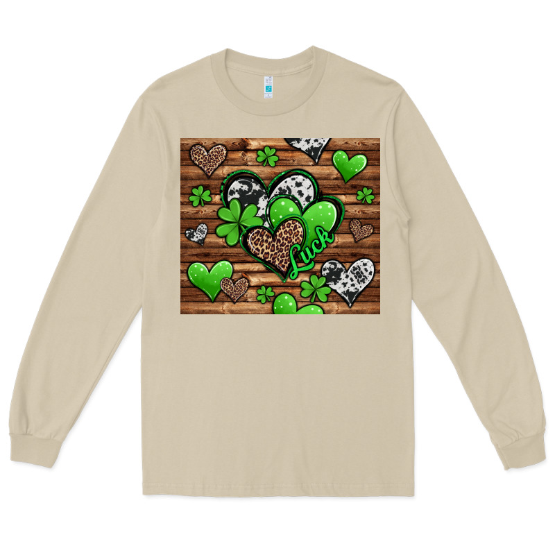 St. Patrick's Day Hearts Long Sleeve Tee by Jasminsmagicworld | Teevron