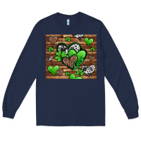 Navy St. Patrick's Day hearts Long Sleeve Tee - Jasminsmagicworld