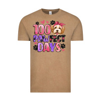 Vintage Coffee 100 pawfect days Vintage Tee - Artiststas