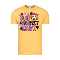 Vintage Mustard 100 pawfect days Vintage Tee - Artiststas