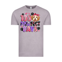 Vintage Zinc 100 pawfect days Vintage Tee - Artiststas